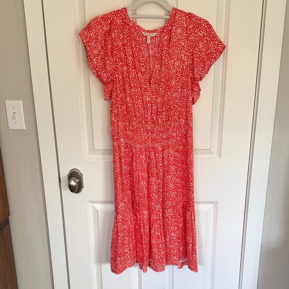 Rebecca Taylor Flutter Sleeve Dress